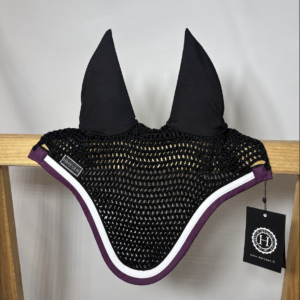 Bonnet Harcour noir et prune