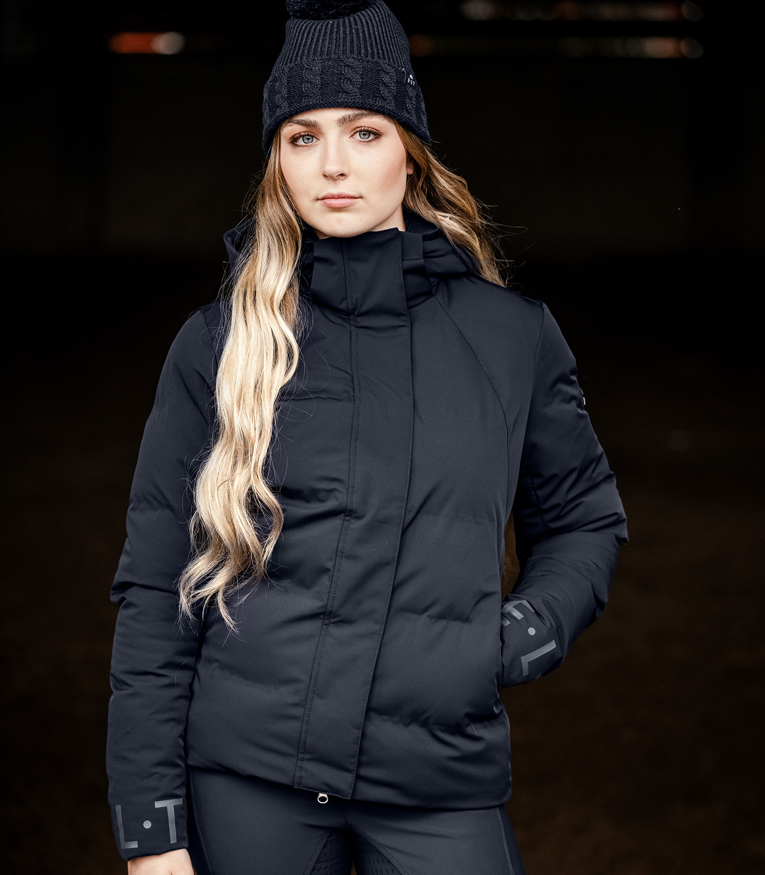 Manteau d'hiver performante noir, femme – Image 4